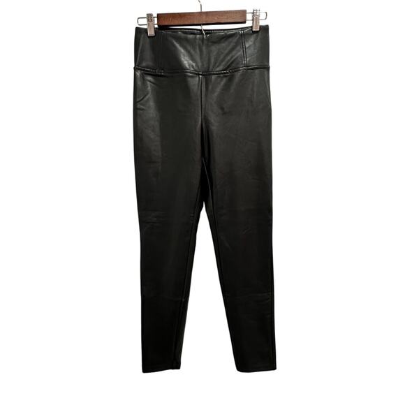 Laundry by Shelly Segal Pants - Laundry Faux Leather Leggings Womens Small Shelly Segal Black Stretch High Waist